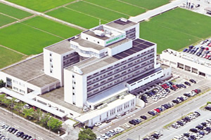 病院上空からのイメージ
