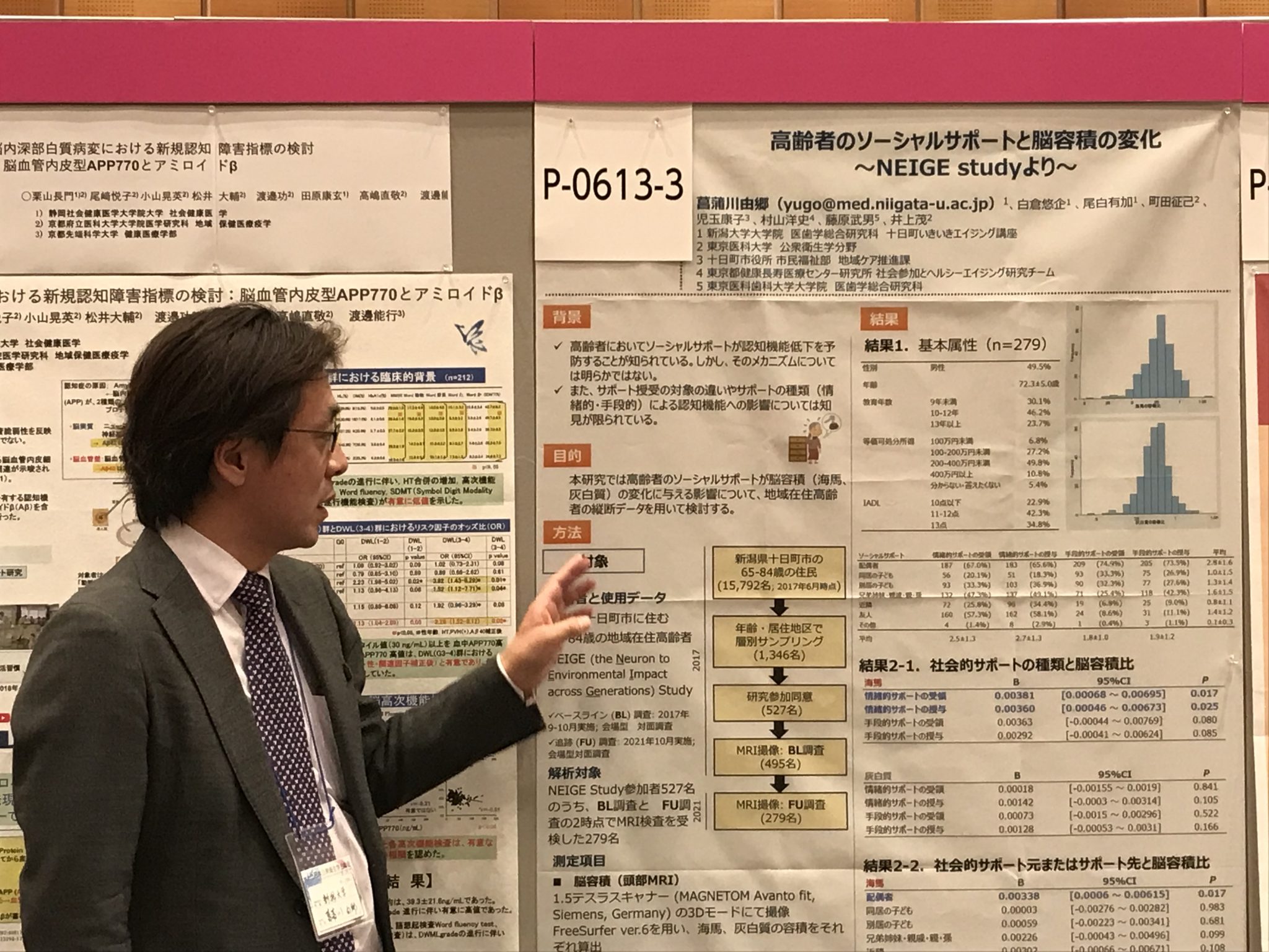 学会でポスター発表を行いました! | 十日町いきいきエイジング講座