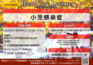 2025年度第4回　若手医師のためのBasic Core Lecture
